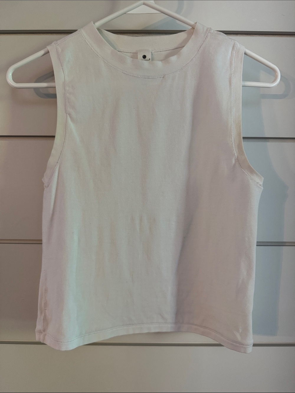 Yogalicious White Sleeveless Tank